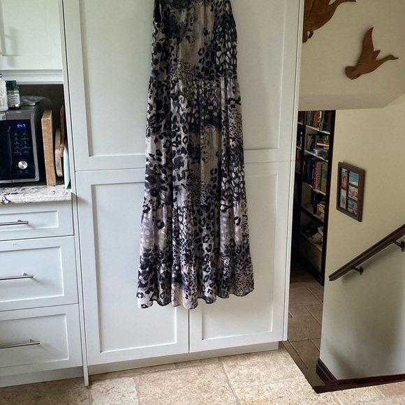 Leopard Print Maxi Dress - Picture 3 of 5
